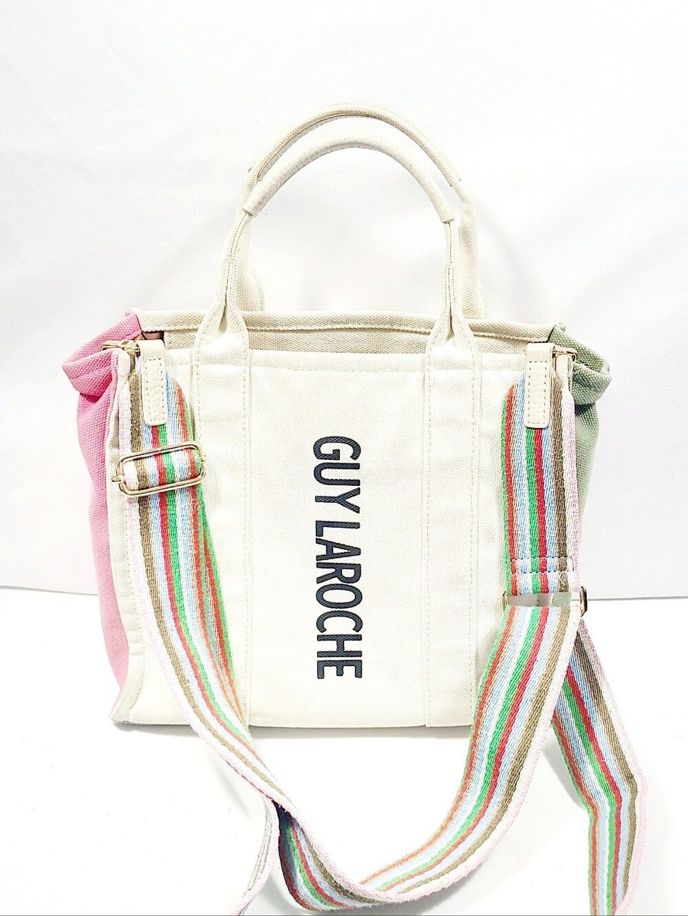 Guy Laroche Canvas Satchel Bag